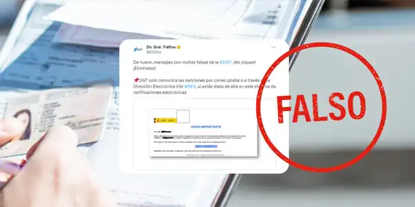  Cuidado con la multa falsa de la DGT que puede llegarte al móvil
