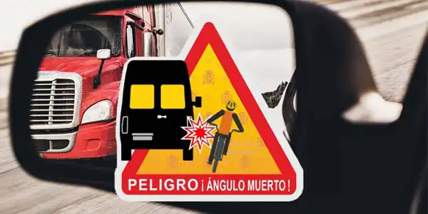 Nueva señal de la DGT: señalización de ángulos muertos