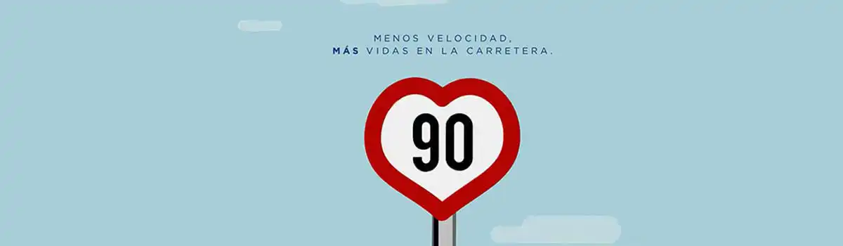 La DGT bajará el 2 de enero la velocidad a 90 km/h en vías