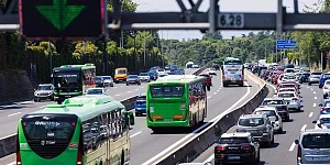 Bus Vao A6: los paneles de mensajes variables mandan. Evita la multa 