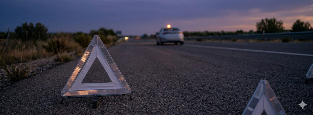 Baliza V16 vs. Triángulos: ¿Por qué los datos de atropellos no son optimistas?