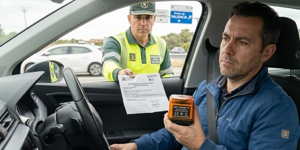 Multa por la baliza V16: cuanto te pueden cobrar y como recurrir si tiene defectos