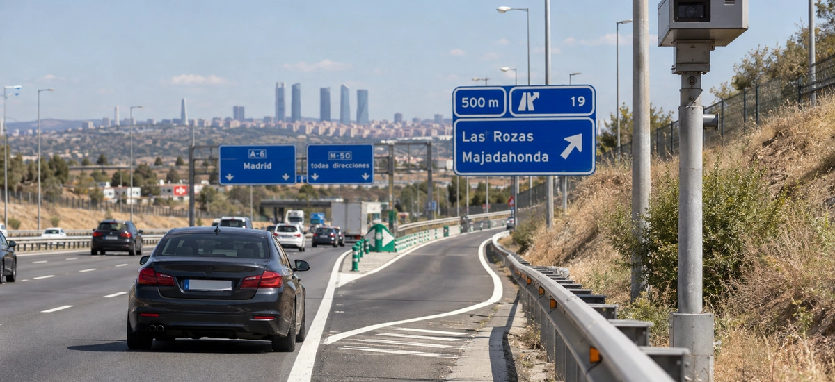 Madrid amplía su red de radares… y vigila también las líneas continuas