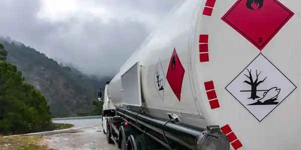Informe de transporte de mercancías peligrosas por carretera