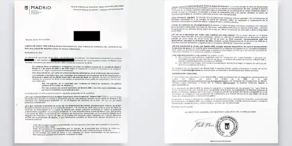 Multa anuladala por circular en Zona de Bajas Emisiones de Madrid