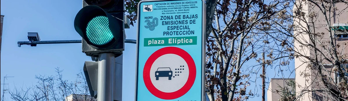 Entra en vigor la nueva Zona de Bajas Emisiones de Especial Protección de Plaza Elíptica   