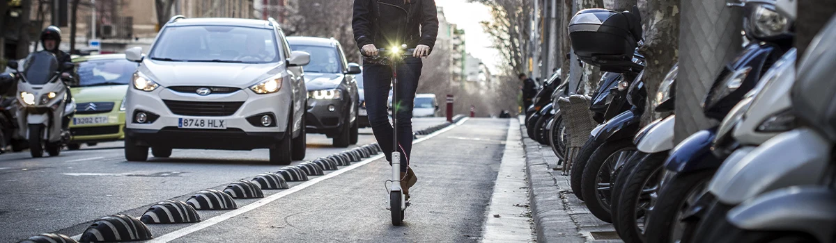 Las infracciones más comunes de los conductores de patinetes eléctricos