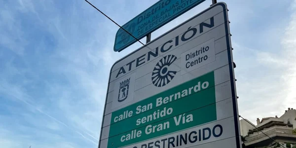 Las sanciones de Zonas de Bajas Emisiones (ZBE) «Están parando los pies al Ayuntamiento de Madrid»